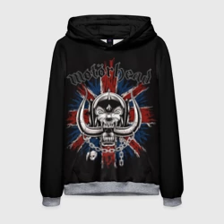 Мужская толстовка 3D Motorhead england flag