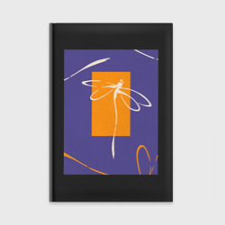 Ежедневник Силуэт стрекозы-коллаж