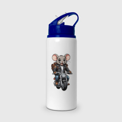 Бутылка для воды с трубочкой Biker mice  