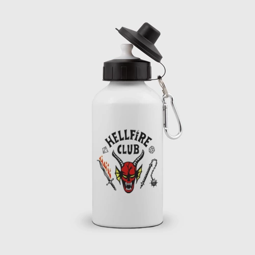 Бутылка спортивная Stranger things - hellfire club