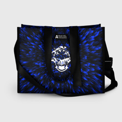 Сумка-шоппер 3D Goblin Slayer blue energy