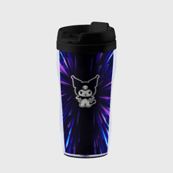Термокружка-непроливайка Kuromi neon energy