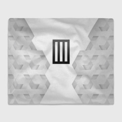 Плед 3D Paramore white poly