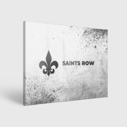 Холст прямоугольный Saints Row - white gradient по-горизонтали