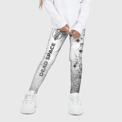 Детские леггинсы 3D Dead Space - white gradient по-вертикали - фото 2