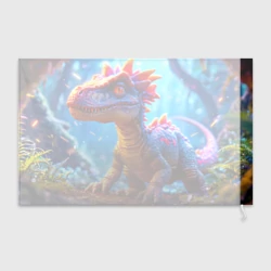 Флаг 3D Малыш спинозавр - фото 2