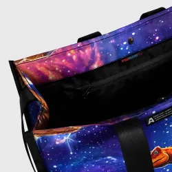 Сумка-шоппер 3D Диплодок звездной ночью - фото 4