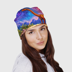 Шапка 3D Диплодок звездной ночью - фото 2