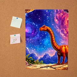 Постер Диплодок звездной ночью - фото 2