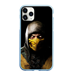 Чехол для iPhone 11 Pro Max матовый Mortal kombat Scorpion - кто следующий
