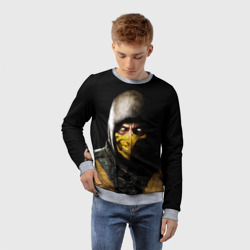 Детский свитшот 3D Mortal kombat Scorpion - кто следующий - фото 2