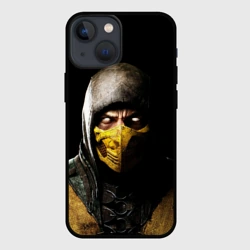 Чехол для iPhone 13 mini Mortal kombat Scorpion - кто следующий