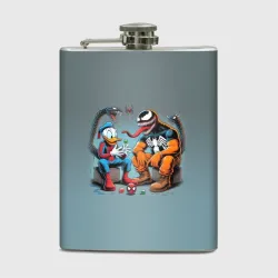 Фляга Two dudes - Venom and Spider-Duck