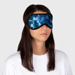 Маска для сна 3D Кибер человек - фото 2