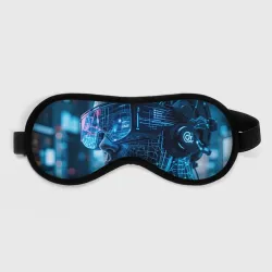 Маска для сна 3D Кибер человек