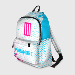 Рюкзак 3D Paramore neon gradient style по-центру