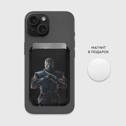Картхолдер Magsafe магнитный Mortal kombat - Sub Zero - фото 2