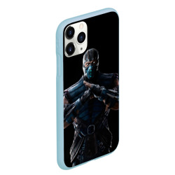 Чехол для iPhone 11 Pro Max матовый Mortal kombat - Sub Zero - фото 2