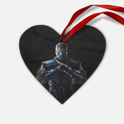 Деревянная игрушка Сердце Mortal kombat - Sub Zero