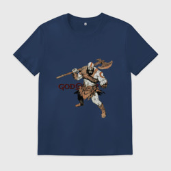 Мужская футболка хлопок Кратос - God Of War