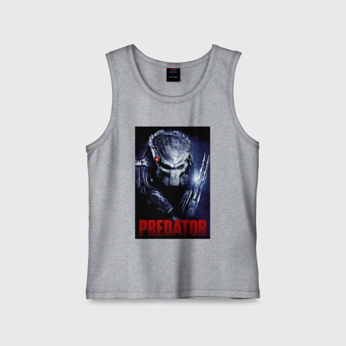 Детская майка хлопок Predator in the helmet