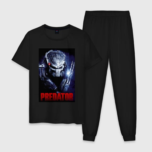 Мужская пижама хлопок Predator in the helmet