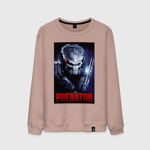 Мужской свитшот хлопок Predator in the helmet