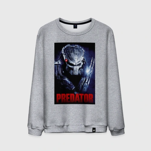 Мужской свитшот хлопок Predator in the helmet