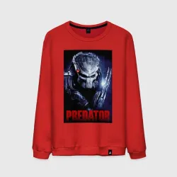 Мужской свитшот хлопок Predator in the helmet