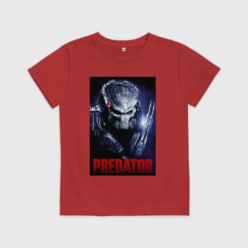 Детская футболка хлопок Predator in the helmet