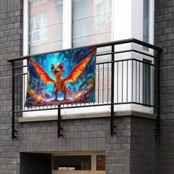 Флаг-баннер Малыш птерозавр - фото 2