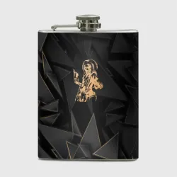Фляга Iron Maiden golden poly