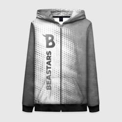 Женская толстовка 3D на молнии Beastars - white gradient по-вертикали