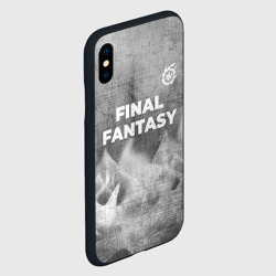 Чехол для iPhone XS Max матовый Final Fantasy - grey gradient посередине - фото 2