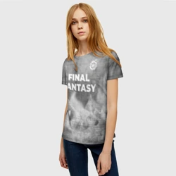 Женская футболка 3D Final Fantasy - grey gradient посередине - фото 2