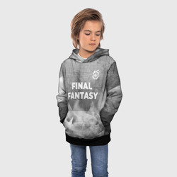 Детская толстовка 3D Final Fantasy - grey gradient посередине - фото 2