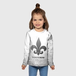 Детский лонгслив 3D Saints Row - white gradient - фото 2