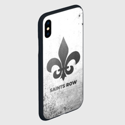 Чехол для iPhone XS Max матовый Saints Row - white gradient - фото 2