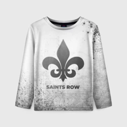 Детский лонгслив 3D Saints Row - white gradient