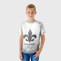 Детская футболка 3D Saints Row - white gradient - фото 2