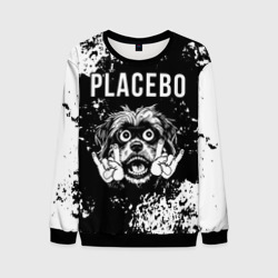 Мужской свитшот 3D Placebo рок пес