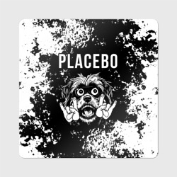 Магнит виниловый Квадрат Placebo рок пес