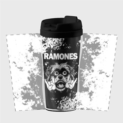 Термокружка-непроливайка Ramones рок пес - фото 2