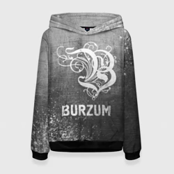 Женская толстовка 3D Burzum - grey gradient