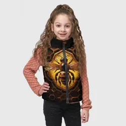 Детский жилет утепленный 3D Золотая пчела - фото 2