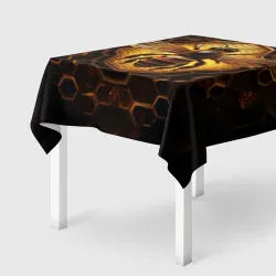 Скатерть 3D Золотая пчела