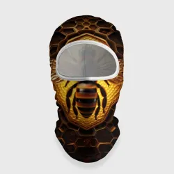 Балаклава 3D Золотая пчела