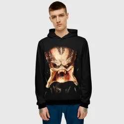 Мужская толстовка 3D Predator - хищник  - фото 2