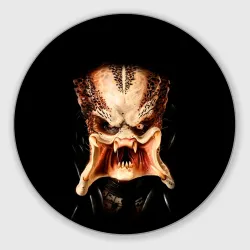 Круглый коврик для мышки Predator - хищник 