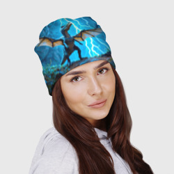 Шапка 3D Птерозавр разряды молний - фото 2